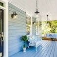 thumbnail image 6 of LNC Farmhouse Black Outdoor Hanging Lantern Pendant Lighting with Glass Shade, 6 of 12