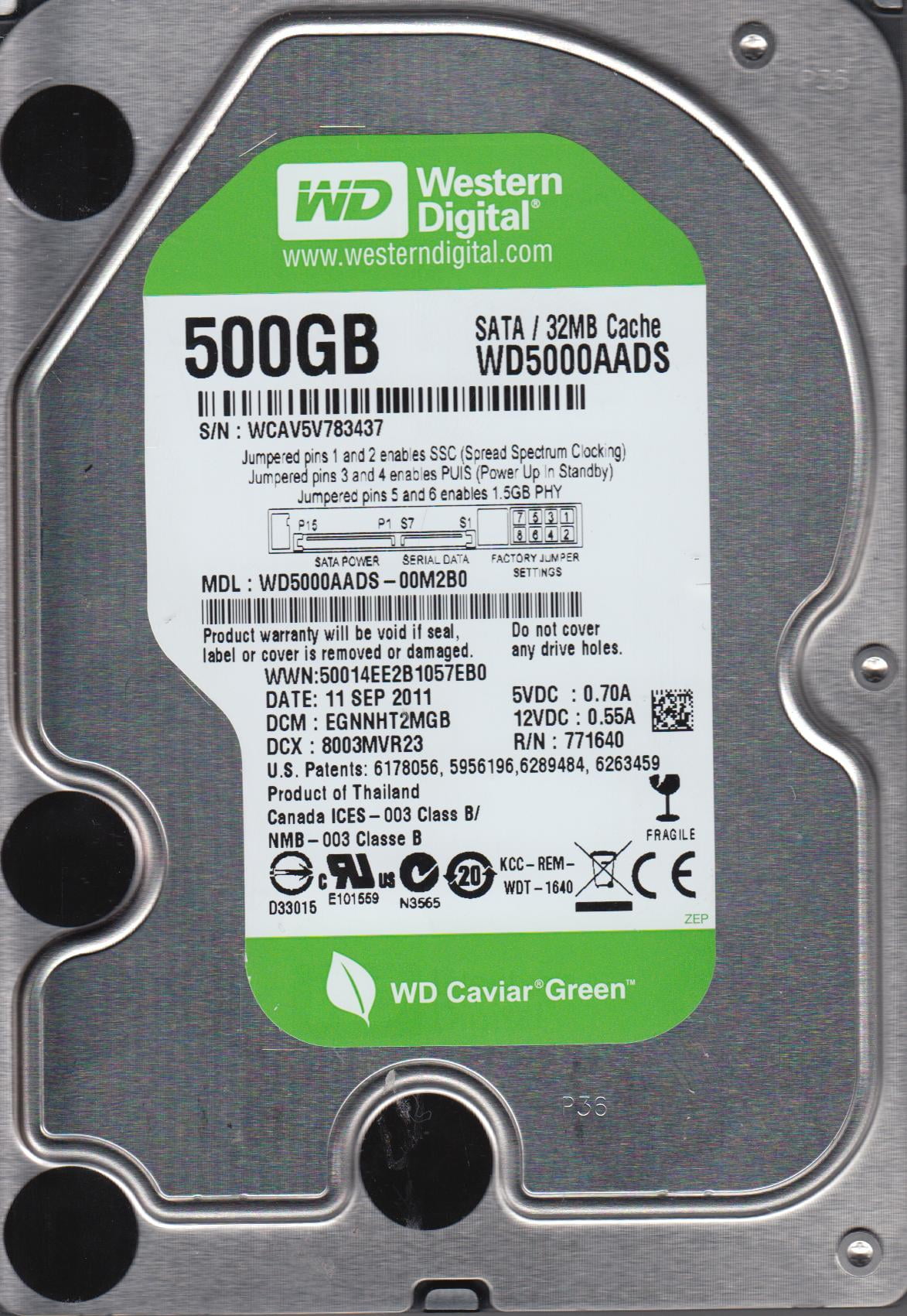 Western Digital 4TB WD Blue PC Desktop Hard Drive, 3.5'' Internal