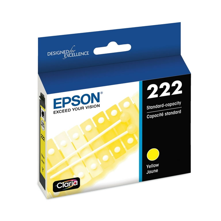 T222420S (T222) Claria Ink, 165 Page-Yield, Yellow T222420S (T222) Claria Ink, 165 Page-Yield, Yellow