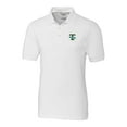 thumbnail image 2 of Men's Cutter & Buck White Tulane Green Wave Advantage Tri-Blend DryTec Pique Polo, 2 of 3