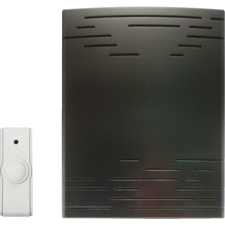 UPC 853009001864 product image for IQ America Step-Up Satin Nickel Wireless Door Chime | upcitemdb.com