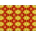 thumbnail image 1 of Ahgly Company Machine Washable Indoor Rectangle Transitional Neon Red Area Rugs, 2' x 5', 1 of 7