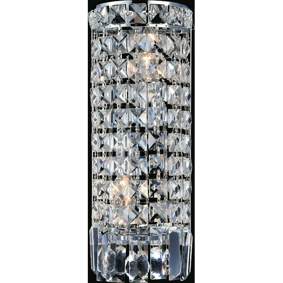 2 Light Bathroom Sconce with Chrome finish