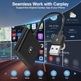 thumbnail image 3 of Adaptateur Sans Fil Carplay pour Appareils Apple, Compatible avec iPhone iOS 10+ & Voitures à Partir de 2017 (Noir), 3 of 5