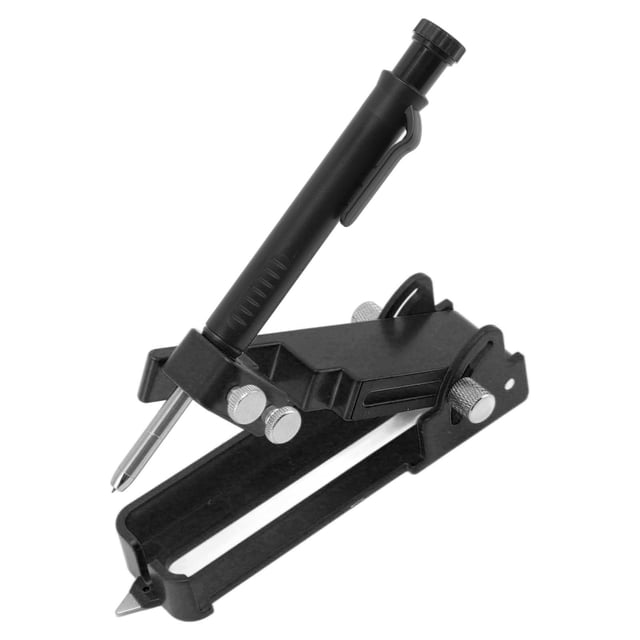 Multifunction Scribing Tool, Adjustable Aluminum Alloy Scribe Tool Accurate Contour Reproduction For Drawing Parallel Lines Arcs Black