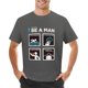 thumbnail image 1 of Camiseta de verano para hombre, marca top be a man, camisetas de verano, camisetas de manga corta para hombre, 1 of 7