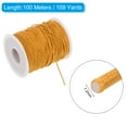 thumbnail image 2 of Uxcell 1.2mm 109 Yards Elastic String Cord Elastic Thread Beading String Cord, Yellow, 2 of 5