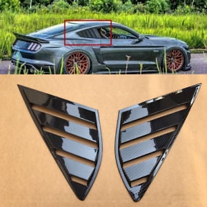 color tree 2pcs ABS Carbon Fiber Window Side Louvers Vent for Ford Fusion Mondeo 2013-2018 