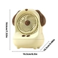 thumbnail image 1 of Sktrjpolfis Cartoon Dog Misting Fan, USB Powered Table Fan, Adjustable Speed, Evaporative Cooling & Humidifying, for Bedroom Office, 1 of 6