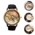 thumbnail image 3 of 1pc Durable Lienzo Pulsera Reloj Creative Unisex Watch Reloj de pulsera (Negro), 3 of 5