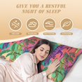 thumbnail image 4 of Lsque Colorful Dinosaur Body Pillow Case Cover,Ultra-Soft Microfiber Bed Pillow Cases 20x54 inches,Elegant Bedding,Breathable Durable Pillow Cover with Envelope Closure, 4 of 8