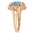 thumbnail image 3 of Everly Women's Topaz Rose Gold Plated Ring, 3 of 7