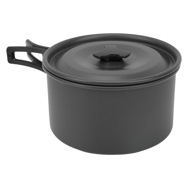 Juego de utensilios de cocina para acampar tetera juego de utensilios de cocina para exteriores mango antiadherente con bolsa de almacenamiento para senderismo ANGGREK Otros