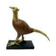 thumbnail image 1 of Figura de pájaro, estatua, decoración, colección de accesorios, adorno de pájaro, escultura animal Patrón de madera oscura, 1 of 9