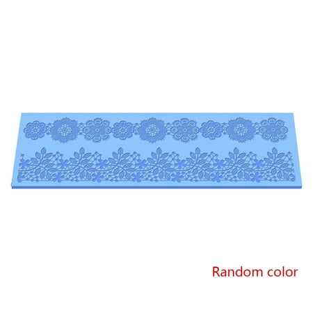 

Flower Silicone Lace Mold Fondant Cake Decorating Mould Wedding Cake Decoraton Random Color