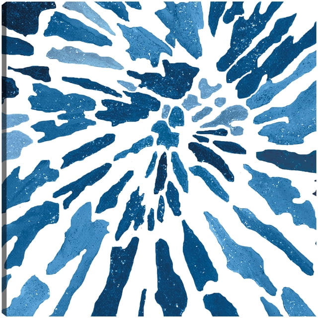Cuadro Decorativo | Fine Art Tj | Explosión Floral Azul Ii Por Lee C - 99 x 99 cm