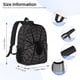 thumbnail image 5 of Easygdp Black Spider On Web 1 Mochila Ligera de 15 Pulgadas para Estudiantes, Mochila Cómoda para la Escuela y Viajes, Correas Ajustables, 5 of 6