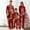 Red, variant on Onlypjs Family Matching Christmas Pajamas for Men, Women and Couples – Red Holiday Tree Glow Long Sleeve Top and Red Plaid Pants
