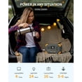 thumbnail image 6 of PECRON E300LFP 288Wh/600W Portable Power Station With 100W Solar Panel, AC Outlet Fast Charging Solar Generator LiFePO4 Battery Generator For Home Emergency, Outdoor Camping,Travel,RV,RV, Off-Grid, 6 of 9