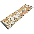 thumbnail image 2 of Cartoon Shiba Inu Dogs Runner Area Rug 2x6 Soft Non-Slip Washable Bedside Carpet for Hallway Bedroom Living Room Home Decor, 2 of 8