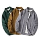thumbnail image 3 of Blusa y camisa de manga larga con cuello vuelto para hombre Blusa de poliéster con solapa y bolsillos con botones de celda Return To The Ancients para hombre, 3 of 5