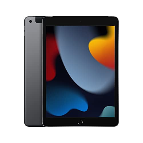 Open Box 2021 Apple 10.2-inch iPad (+ Cellular,) - 64GB Space Gray