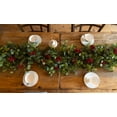 thumbnail image 5 of XEAZON Christmas Cedar Garlands, 6Ft Realistic Artificial Pine Cypress Greenery Garland with Berry and Eucalyptus Leaves Cypress Garland for Table Mantle Christmas Holiday Fireplace Winter Decoration, 5 of 7