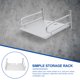 thumbnail image 4 of Estante de almacenamiento de aluminio enrutador 1pc Estante de almacenamiento de pared de montaje en pared, 4 of 5