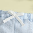 thumbnail image 4 of NOLDARES Toddler Baby Boy Summer Clothes Short Sleeve Embroidery Baseball T-shirt & Plaid Shorts Set 2 Piece Outfit Blazer,18-24 M, 4 of 6