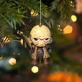 thumbnail image 1 of Adornos para árbol de películas de terror, adornos colgantes creativos de terror para Halloween, adornos colgantes de terror para coche, mini adornos para árbol de Halloween, adornos navideños para de, 1 of 4