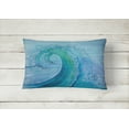 thumbnail image 2 of Carolines Treasures BB8531PW1216 Abstract Wave Canvas Fabric Decorative Pillow, 2 of 3