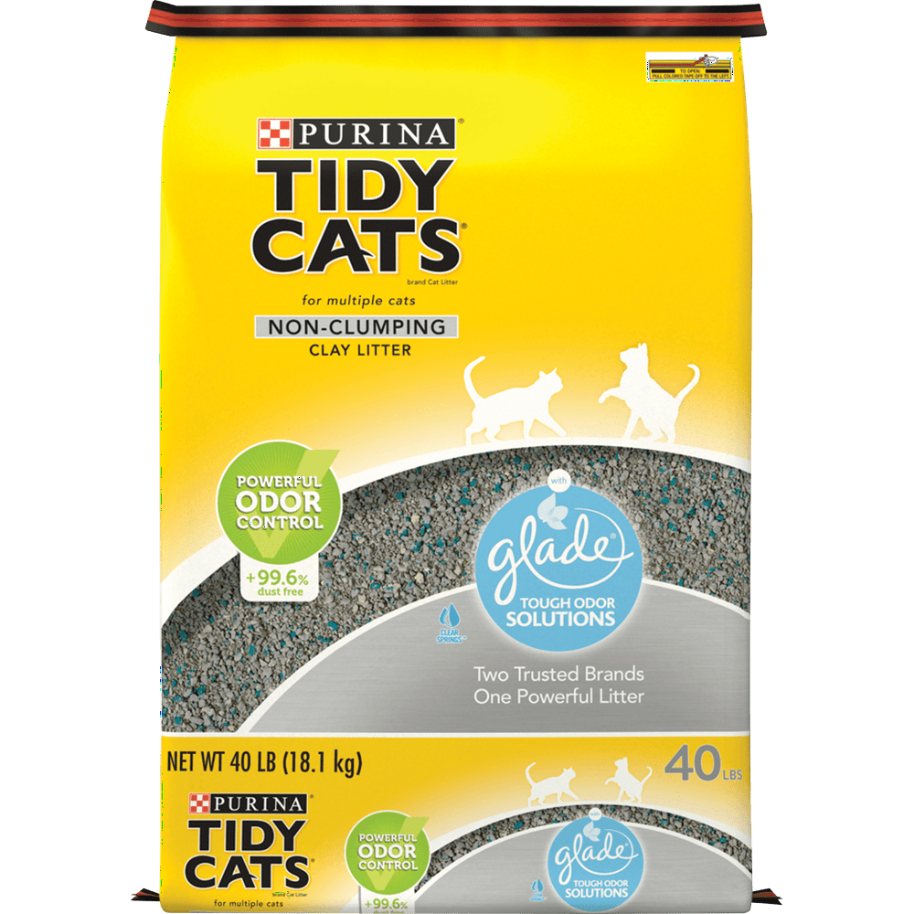 Purina Tidy Cats Non Clumping Cat Litter, Glade Clear Springs Multi Cat