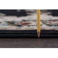 thumbnail image 4 of Traditional Area Rug (3-Piece Rug Set: (5' x 7', 20'' x 60'', 20'' x 32'')) Floral Black, Beige Indoor Set Easy to Clean, 4 of 9
