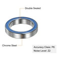 thumbnail image 4 of 6702-2RS Deep Groove Ball Bearing,15 x 21 x 4mm Z2 Double Rubber Sealed Chrome Steel Bearings,Blue,10 Pack, 4 of 5