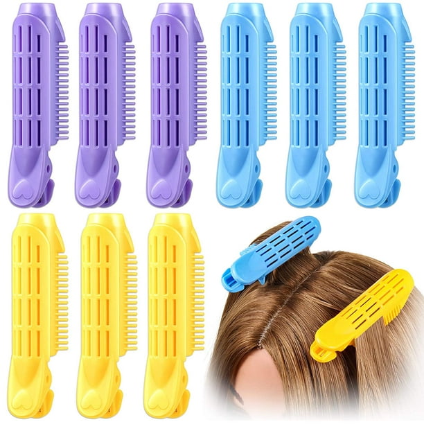 9 Pieces Volumizing Hair Root Clip Natural Fluffy Hair Clips Volume Hair  Curler Clip Naturally Fluffy Clamp Rollers Hair Styling Tools for DIY Hair  Curly Styling Tools 