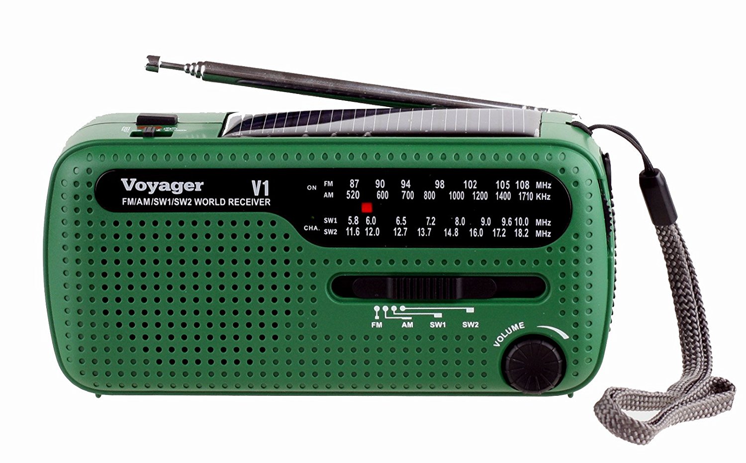 Kaito Portable AM/FM Radios, Green, V1-GRN - image 1 of 4
