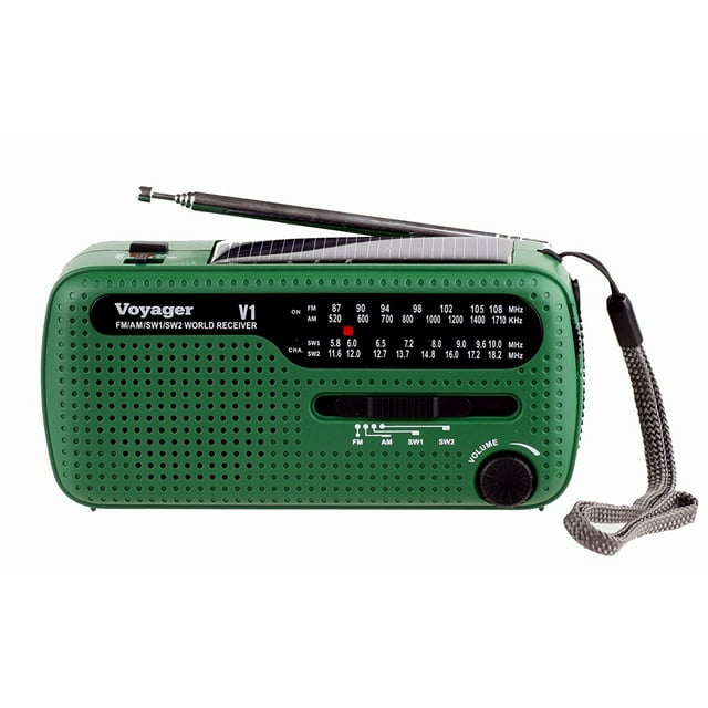 Kaito Portable AM/FM Radios, Green, V1-GRN