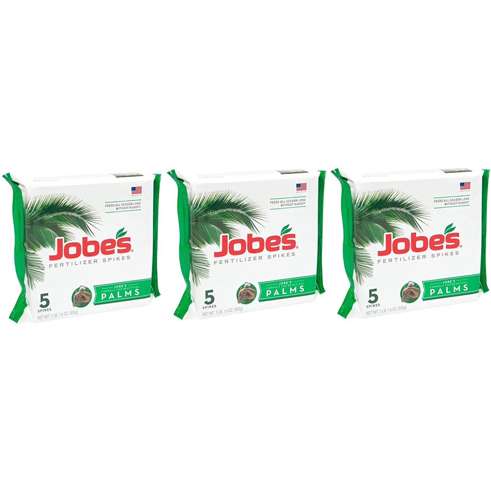 Jobe's Palm Tree Fertilizer Spikes 10510 Time Release Fertilizer for