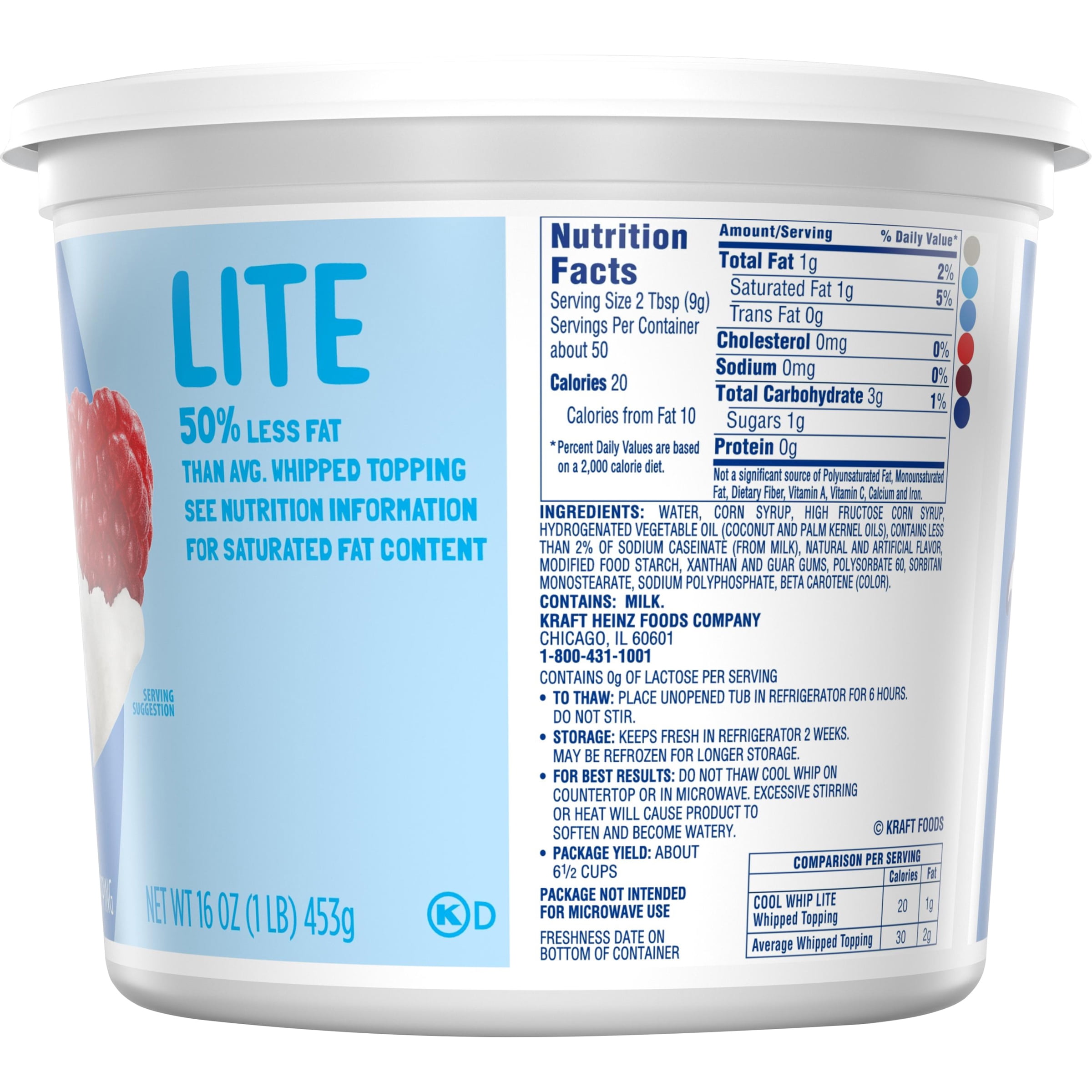 35 Cool Whip Lite Nutrition Label Label Design Ideas 2020