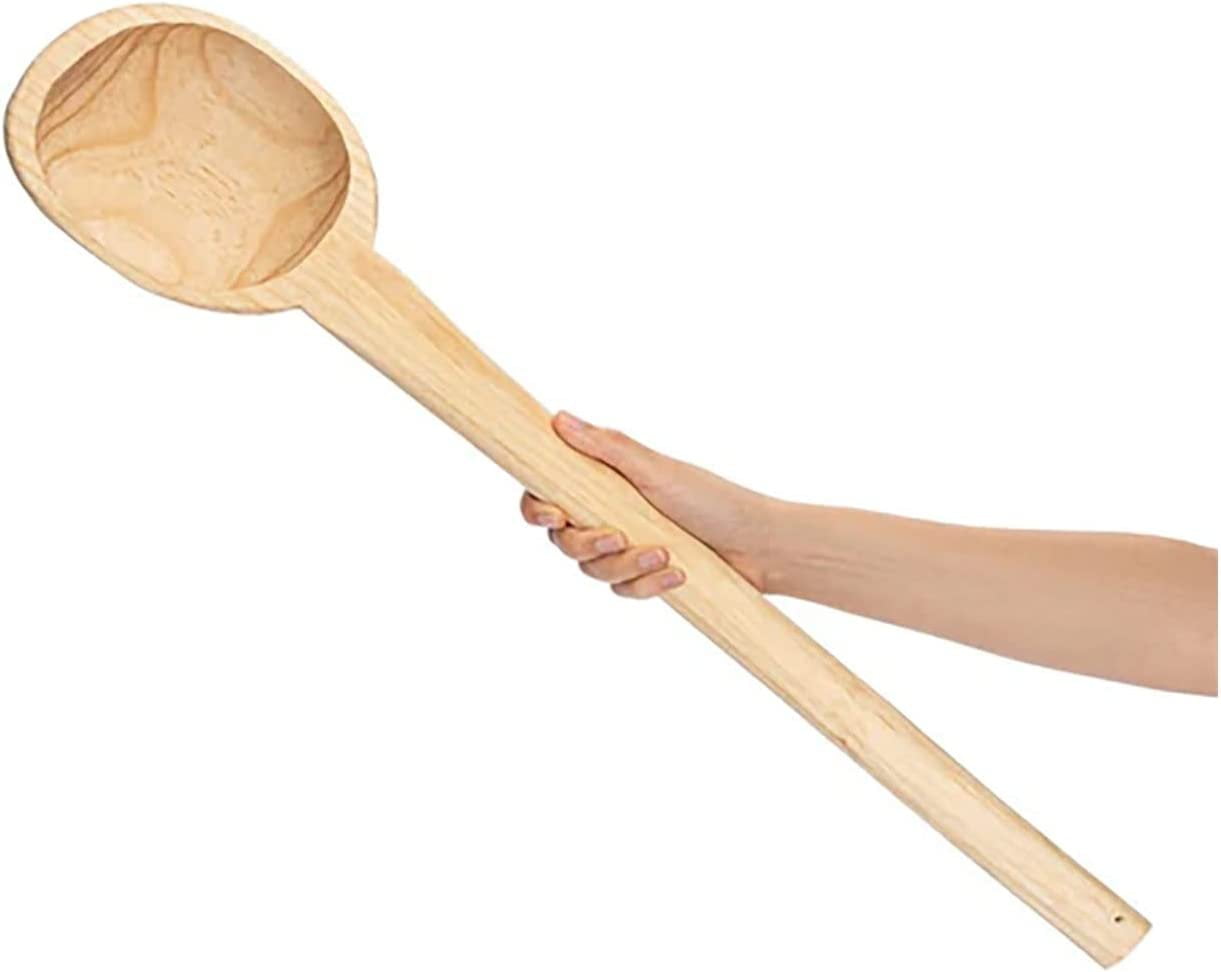 Mexican Wooden Mixing Spoon 20 Inch Long Spatula Extra Large Cooking