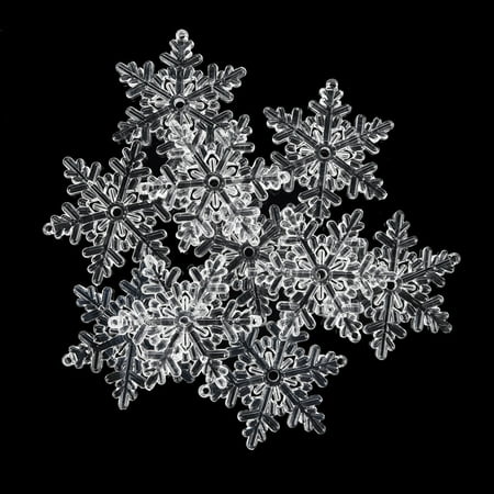 

WANYNG Snowflake Pendant Tree Christmas Wedding Decoration Decoration Acrylic P For DIY Hanging Snowflake Home Decor Hangs Clear