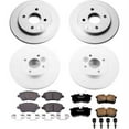 thumbnail image 2 of PowerStop Front and Rear Geomet Coated Brake Rotor and Pad Kit Fits: FORD Select Models CRK7002, 2 of 5