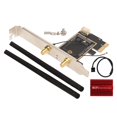 thumbnail image 2 of Tarjeta M2 a PCIE antena dual Plug and Play Adaptador M2 a PCIe ampliamente compatible con disipador de calor para computadora, 2 of 8