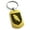 Gold, variant on Stainless Steel Raven Bringer of Death Coat of Arms Shield Engraved Dog Tag Keychain Keyring
