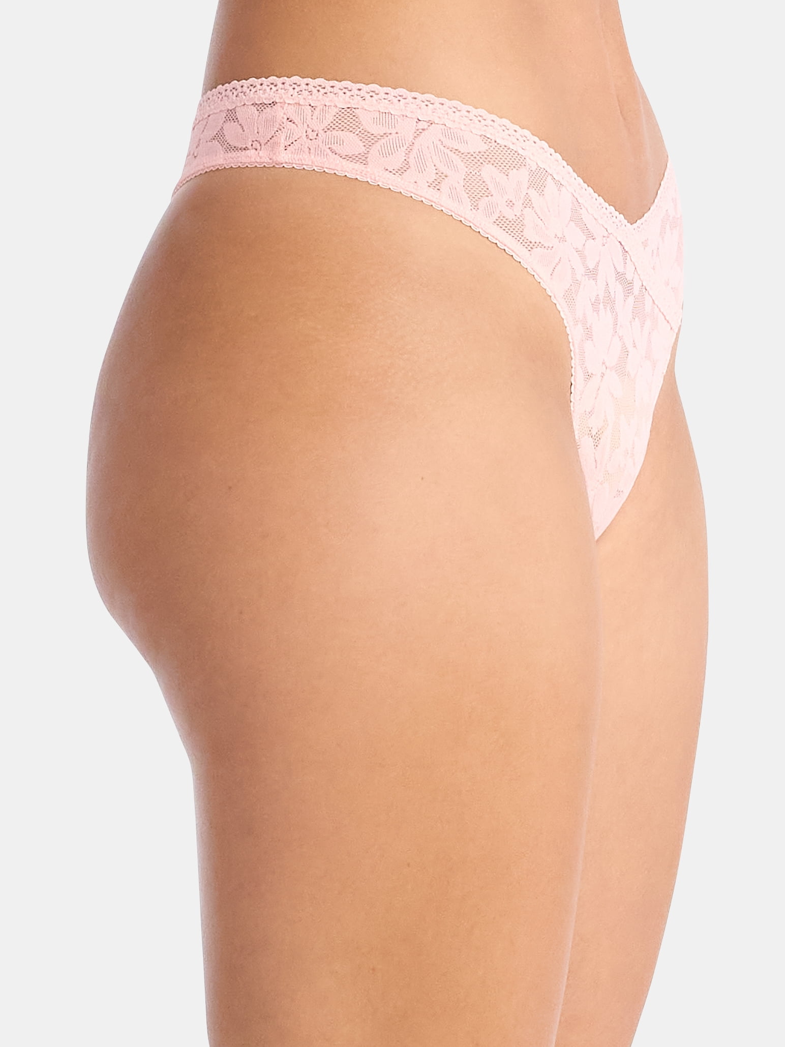 No Boundaries Women's Crossover Lace Thong Panty, Sizes XS to XXXL