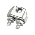 thumbnail image 1 of Unique Bargains 304 Stainless Steel Wire Rope Clip Clamp for 2mm Diameter Cable, 8 Pack, 1 of 5