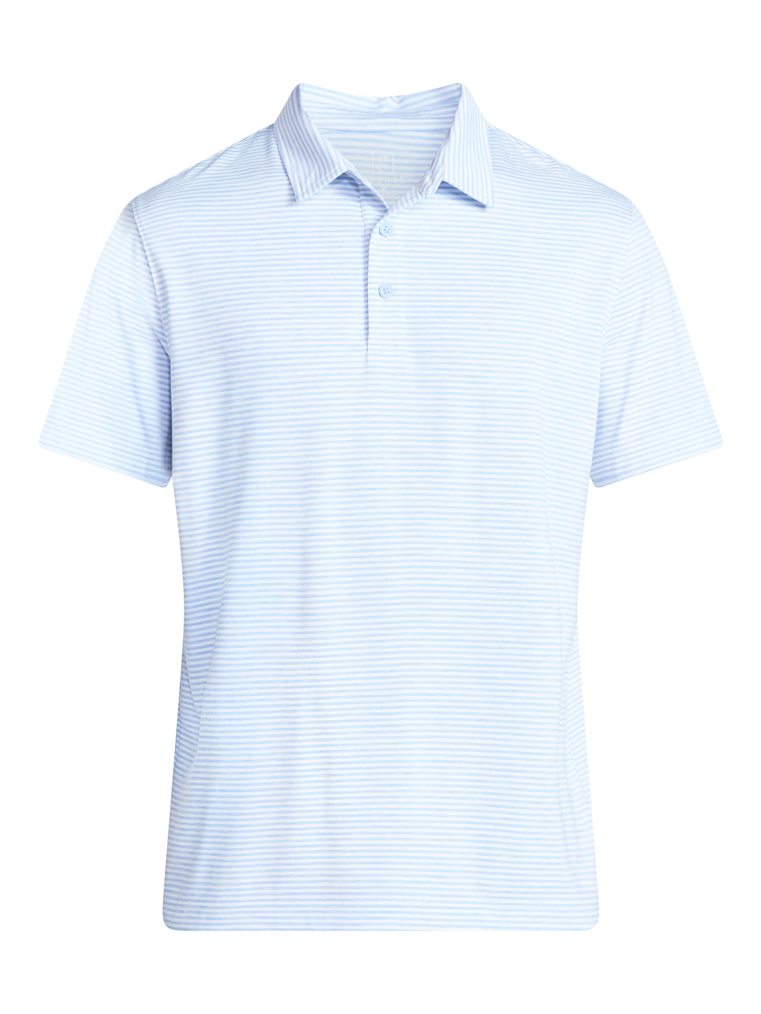 George Men's & Big Men's Relaxed Fit Short Sleeve Stretch Polo Shirt, Sizes S-5XL