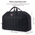 thumbnail image 4 of Sonducket Bolsas negras para motocicleta con múltiples compartimentos para almacenamiento organizado, bolsa trasera para motocicleta Envolturas para manijas de equipaje, 4 of 6