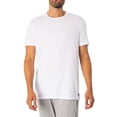 thumbnail image 3 of Adidas 3 Pack Lounge Active Core T-Shirts, White, 3 of 6