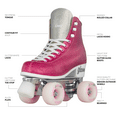 thumbnail image 2 of Crazy Skates Glam Roller Skates | Adjustable or Fixed Sizes | Glitter Sparkle Quad Skates for Women and Girls, 2 of 8